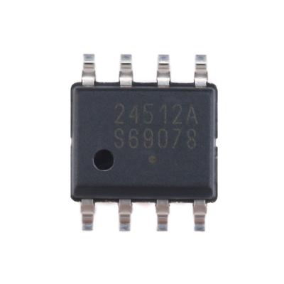 China Standadr New and original EEPROM Chip SOIC-8  512-Kbit(64K x 8bit)  1.8V to 5.5V  24512A CAT24C512WI-GT3 for sale