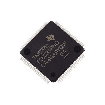 China Standadr Microcontroller integrated circuit IC MCU 32-Bit FLASH 60MHz 128KB LQFP-80 TMS320F28035PNQ TMS320F 28035PNQ for sale