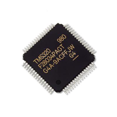 China Standadr Microcontroller integrated circuit IC MCU 32-Bit FLASH 60MHz 128KB TQFP-64 TMS320F28034PAGT TMS320  F28034PAGT for sale