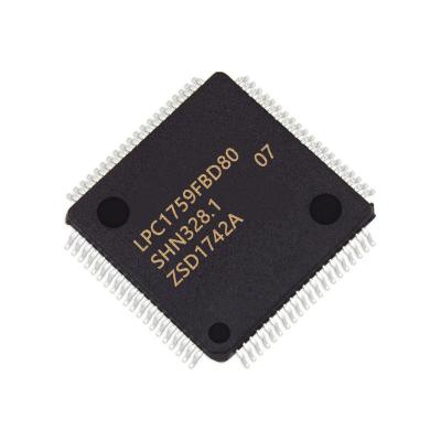 China Standard Microcontroller integrated circuit IC MCU 512KB Flash 2.5V/3.3V LQFP80  LPC1759FBD80 LPC1759FBD80K for sale