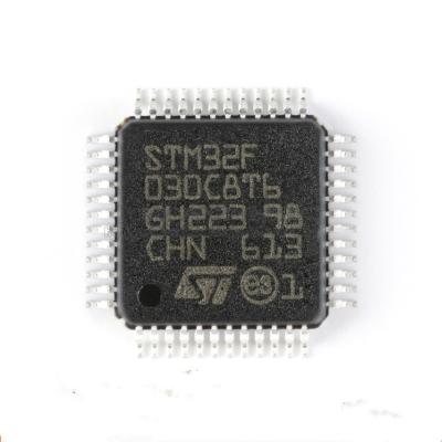 China Standard Microcontroller integrated circuit IC MCU 32Bit 48MHz 64KB FLASH 48-LQFP STM32F030C8T6 STM32F030 STM32F for sale