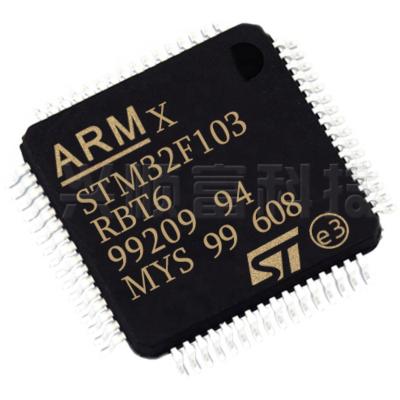 China Standard Microcontroller integrated circuit IC MCU 32-bit Arm M3 Risc 128kb Flash 2.5v/3.3v 64-pin Lqfp Stm32f103rbt6 STM32F103 ST32f103 for sale