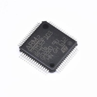 China Standard Microcontroller integrated circuit IC MCU 32BIT 512KB FLASH 64LQFP STM32F103RET6 STM32F103 32F103 for sale