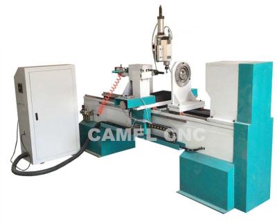 China CAMELcnc cheap price diameter 300 automatic benchtop wood lathe with 4.5kw spindle for baseball bats for sale