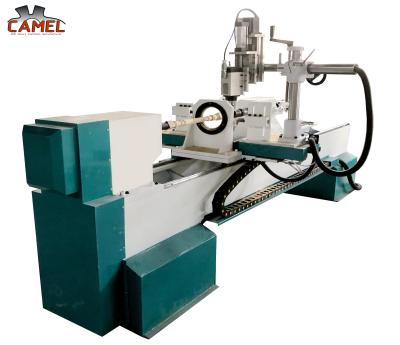 China China CAMEL CNC CA-1530 DSP control cnc wood turning lathe for stairway balusters with diameter 300mm for sale