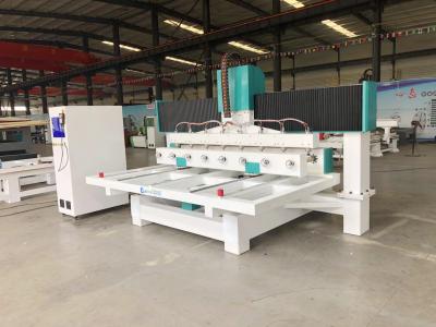 China CA-1225 China Best 4 Axis Wood Carving Rotary Multi Spindle 3D CNC Router for sale