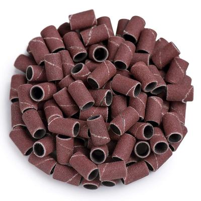 China Manicure Pedicure Pedicure Pedicure Set Nails Tools in Bag Color Purple Nail Drill Loop Sandpaper Zebra Sanding Strips for Nail Drill Bit for sale