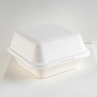 China Biodegradable Flatware Sets Take Out 6 Inch Square Disposable Bowls Plates Biodegradable Soup Fast Food Hot Party Tray Packaging for sale