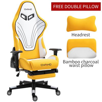 China (Size)Factory Direct Selling Gaming Chairs Silla Adjustable High Back Gaming Chair Gamer Leather Seat for sale