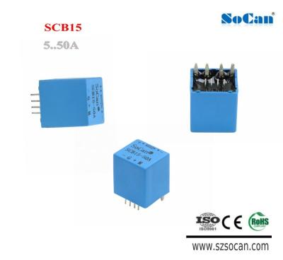 China Magnetic Sensor SCB15 Hall Effect Principle 4V or 10mA Output Current Sensor Relay for sale