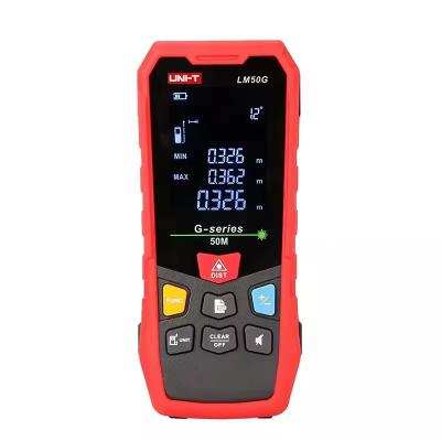 China Outdoor Laser Distance Measuring Tool Length Meter UNI-T LM50G 50M for sale