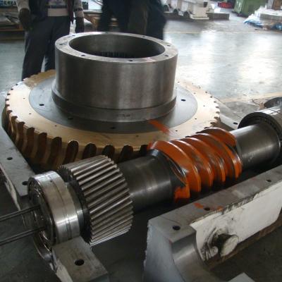 China Industrial Equipment Customized High Density Tin Bronze Worm Gear With Long Use Life for sale