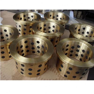 China Factory Supplying Precision Industrial Equipment CNC Turning Flanged Bronze Bearing Copper Bush , Flanged Bushings Bearing for sale