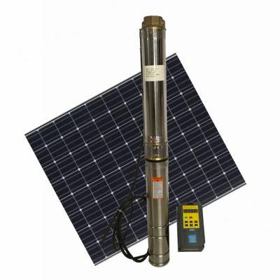 China Whaleflo 3SH2.5/5-0.18 Stainless Steel solar powered submersible deep well water pumps 180W 2.5ton/H for sale