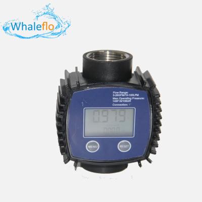 China Whaleflo Whaleflo K24 Adjustable Digital Turbine Adblue Pump Flow Meter for Diesel Oil for sale