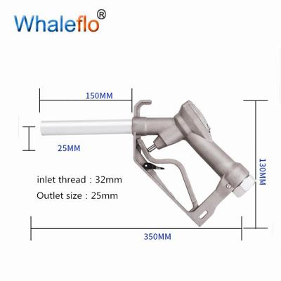 China Whaleflo 13B aluminum diesel automatic  manual fuel transfer dispenser nozzle for oil pump for sale