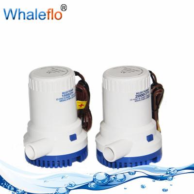 China Whaleflo 2000GPH 12V DC Mini Submersible Yacht Boat Manuel Bilge Pump for sale