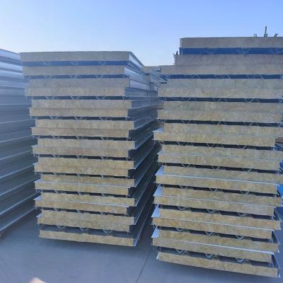 China 50mm Mineral Wool Wall Sandwich Panel Sandwich Panel Sandwich Wall House for sale