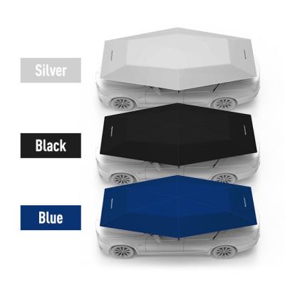 China Mynew Car Cover Sunshade Automatic blue color Tent best design portable auto umbrella Car accessories for sale