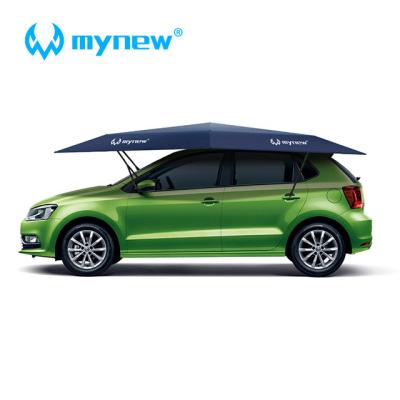 China UV protection Wireless Remote control Smart car covers MYNEW 2 in1 automatic Car Cover fishing umbrella with shelter 4.2M for sale