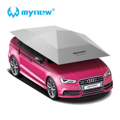 China 4.2M 4.8M Car Accessories portable full automatic car sun shade umbrella cover with battery for Golf 6 A4 A6 B6 for sale