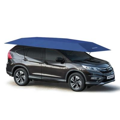 China Mynew original design car sunroof shade umbrella car parking UV protection manual car umbrella 4.2Meter for sale