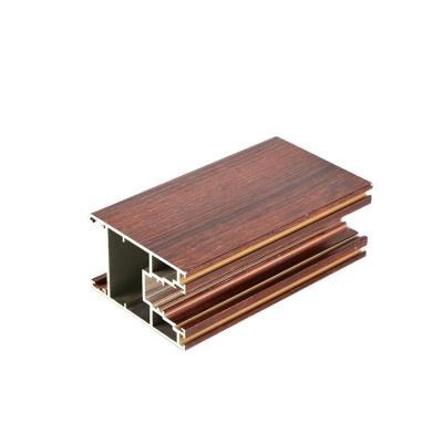 China window & Customizable Door Wood Graining Aluminum Profile For Window And Door for sale