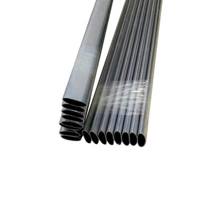 China Industry Extruded Profile Custom Pipe Elliptical Flat Oval Aluminum Tube for sale