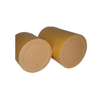 China Food Grade x1 Dia.38x50 Round All Kraft Paper Drum Container For Packaging Food Additive for sale