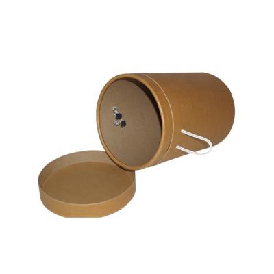 China X1 Eco-friendly OEM 13L D305*H200mm Rope Elevator Kraft Paper Barrel Drum for sale