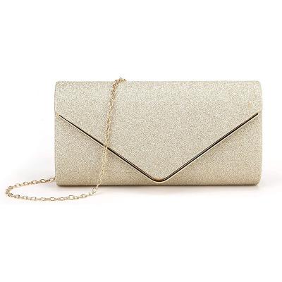 China Motion Sensing Clutch Purses For Women Evening Clutches Shoulder Wrap Party Body Glitter Cross Handbags Wedding Purse Bag for sale