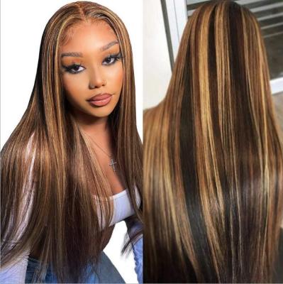 China Body Wave 2024 Wig Head Set European and American High-Grade Dyed Long Straight Hair High Temperature Silk Wig for Women for sale