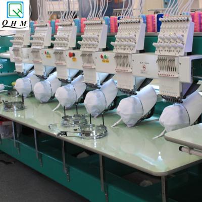 China Hotels 9 needles 6 main tubular and cap embroidery machines for sale