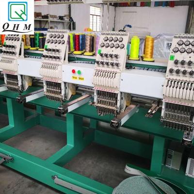 China 2021 QHM ​​Hotels Wholesale Industrial T Shirt Cap Computer 6 Heads Embroidery Machine for sale