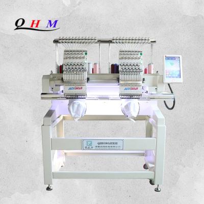 China Used Main Hotels Area Embroidery Machine 2 Plates Large Computer Embroidery Machine Second Hand Price for sale