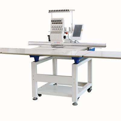 China Hotels High Speed ​​Single Head Computerized Flat Embroidery Machine Large Embroidery Area for sale