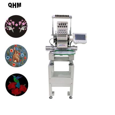 China QHM Hotels MINI Embroidery Machine Sales Intelligent Single Head Chenille Embroidery Machine Home Embroidery Machine Bordadoras For Sale for sale