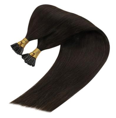 China Pure Original Natural Hair Proper price top quality cheap human hair i tip extensions manufacturer for sale