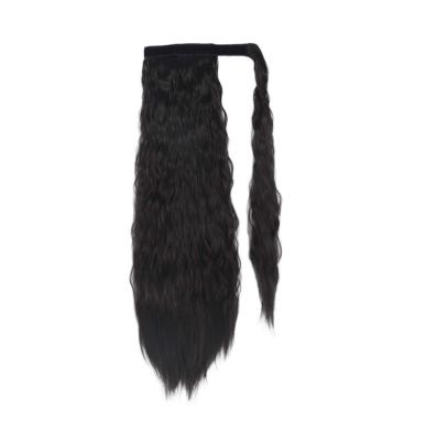 China Pure Original Natural Hair Low Price Guaranteed Quality Real Free Ponytail Hair Extensions for sale