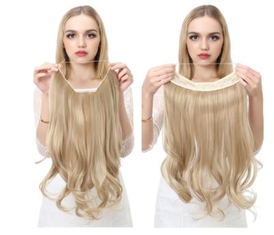 China Factory Sale Pure Original Natural Hair Various Widely Used Fishing Line Clip In Hair Extensions In Body Wave Bangs for sale