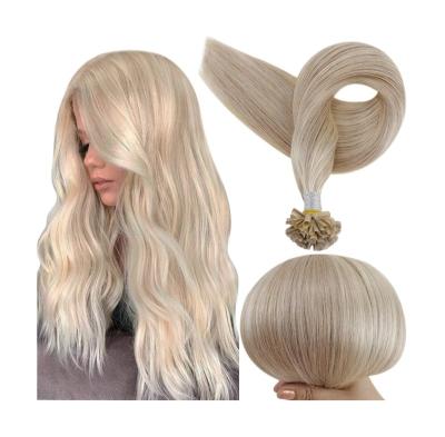 China Pure original natural hair goods using curly low price hair extension best hair u tip for sale