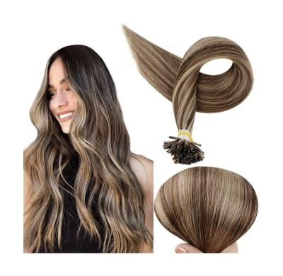 China Pure Natural Hair Factory Supply Tip Hair Extensions Distributors Original Pure Natural Hair Extension Manufacturer for sale