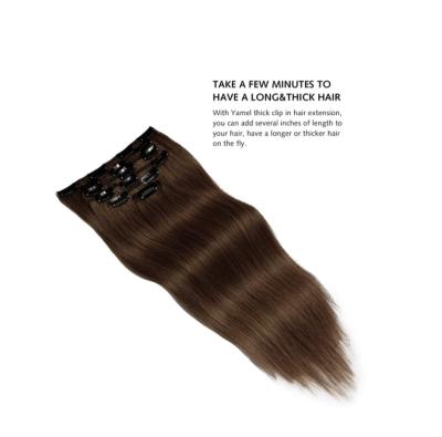 China Hot Selling Cheap Custom Made Original Pure Natural Hair Lace Wavy Clip In 100% Wavy Hair Extension for sale