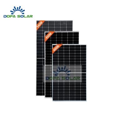 China 510wp 550w 585w 600w PERC Half Cell Solar Panel Mono Solar Panel 550 Bifacial Bifacial Kit Solar Panel Solar Panel for sale