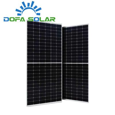 China Solar Panel 400w 600w 550 Watt 510wp 550w PERC BIPV Bifacial Mono Solar Panel System For Solar Street Lights for sale