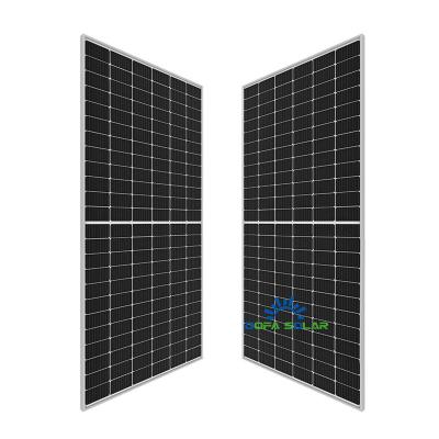 China Half System Bifacial Solar Power Panel Cells PV Module 300W 400W 415W 425W PERC Bifacial Felt Solar Panels 550W Solar Power Photovoltaic Panel for sale