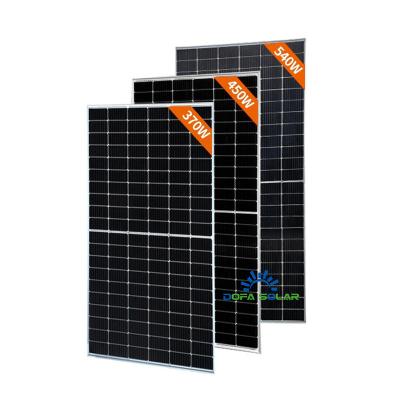 China Mono PERC Solar Panels System Half Panel 400Watt 425Watt 450Watt 485Watt 500Watt 550Watt 600W Solar Power Cells Price for sale