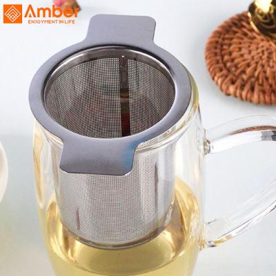 China Cheap Viable Non-Toxic Cylindrical Stainless Metal Metal Mesh Tea Strainers For Kitchen Vintage for sale