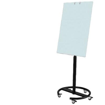 China Easel Bulletin Board Dry Erase Markers Tempered Glass Movable Magnetism Whiteboard Disc Magnetic Holder for Education Home Office for sale