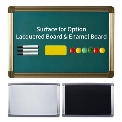 China Magnetism Mini Stationery Educational Green Board Magnetic Chalk Board Blackboard For School Office Home for sale